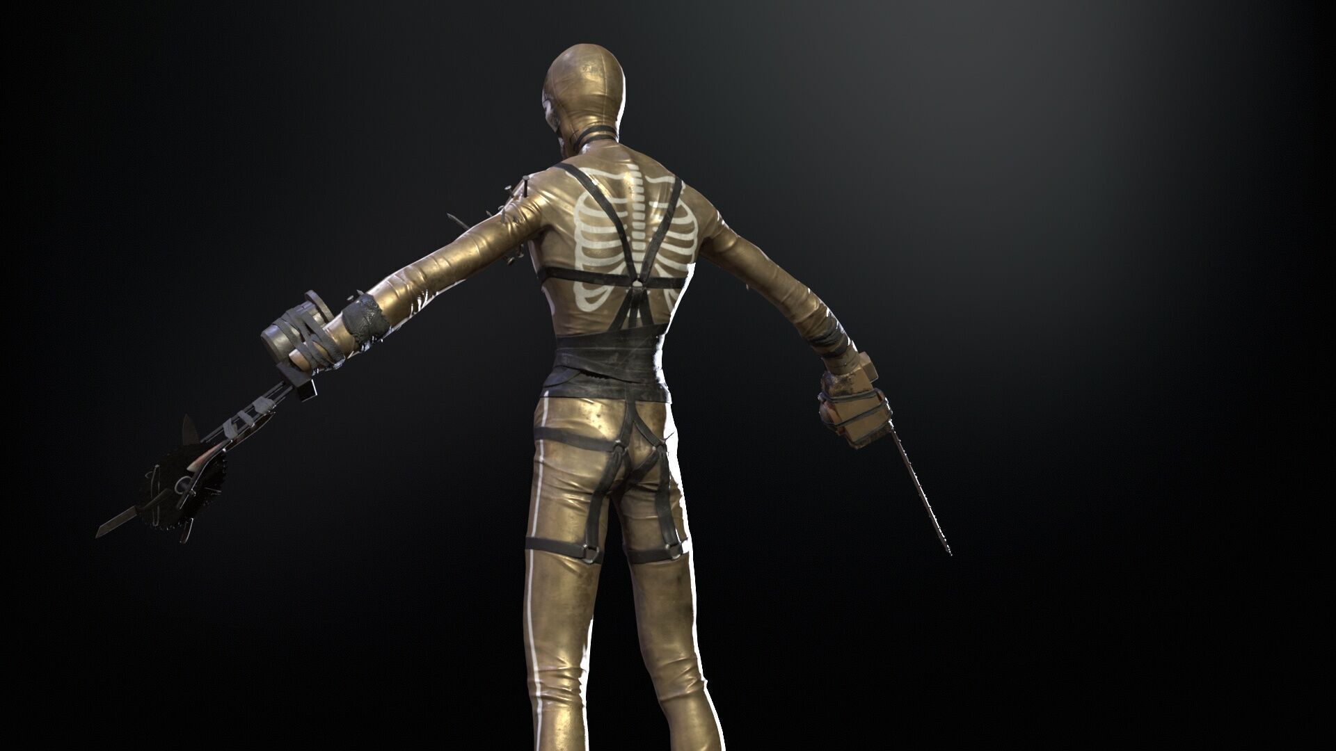 SlenderManiac Low-poly 3D model_21