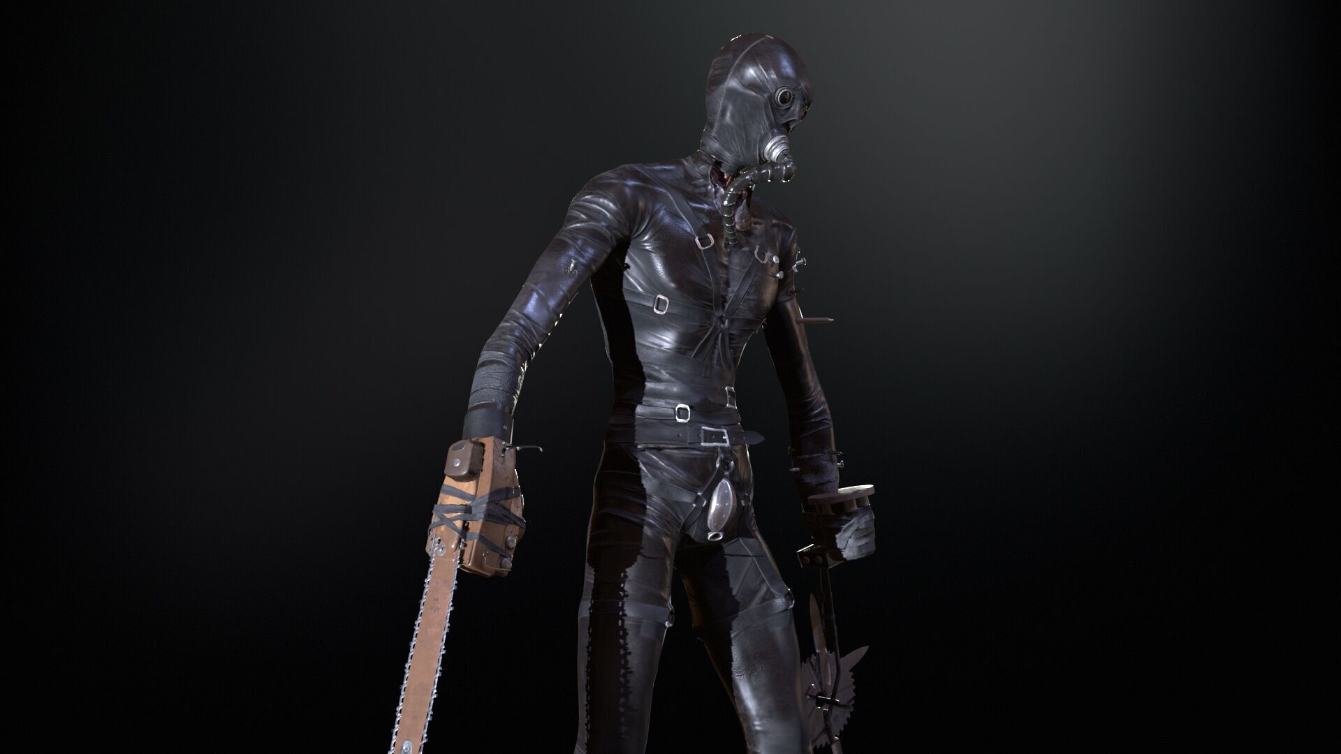 SlenderManiac Low-poly 3D model_8