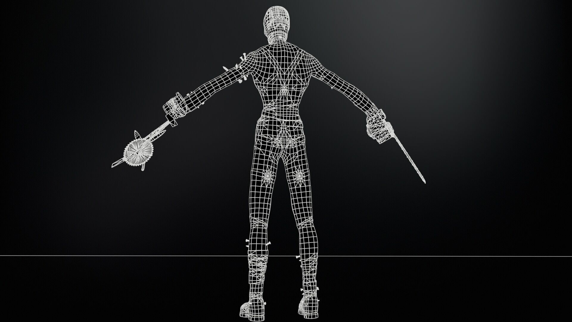 SlenderManiac Low-poly 3D model_22