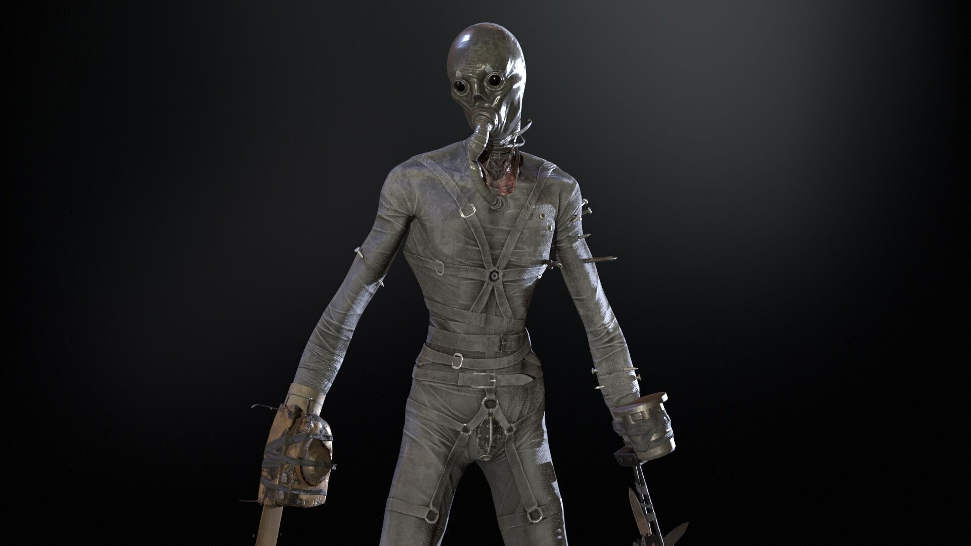 SlenderManiac Low-poly 3D model_16