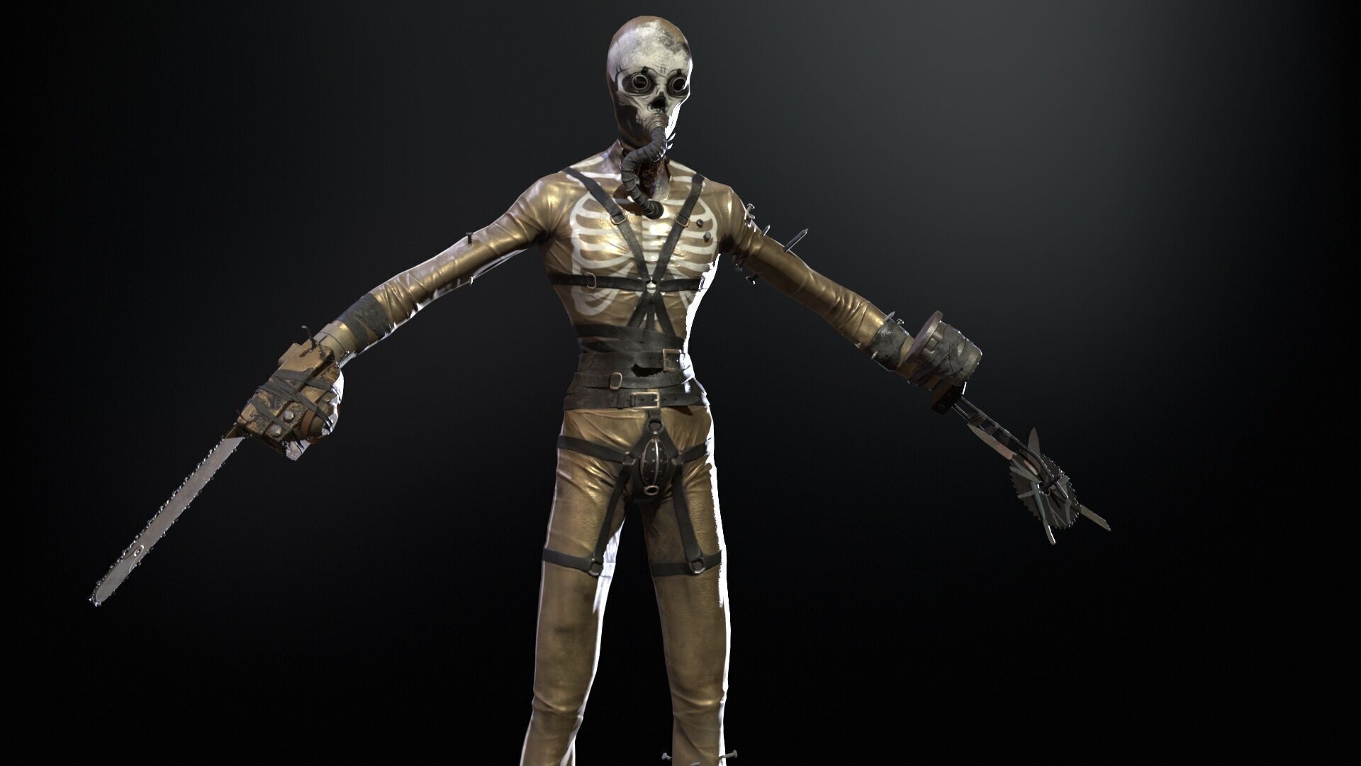 SlenderManiac Low-poly 3D model_20