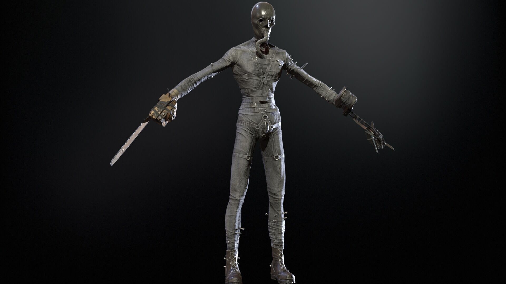 SlenderManiac Low-poly 3D model_25