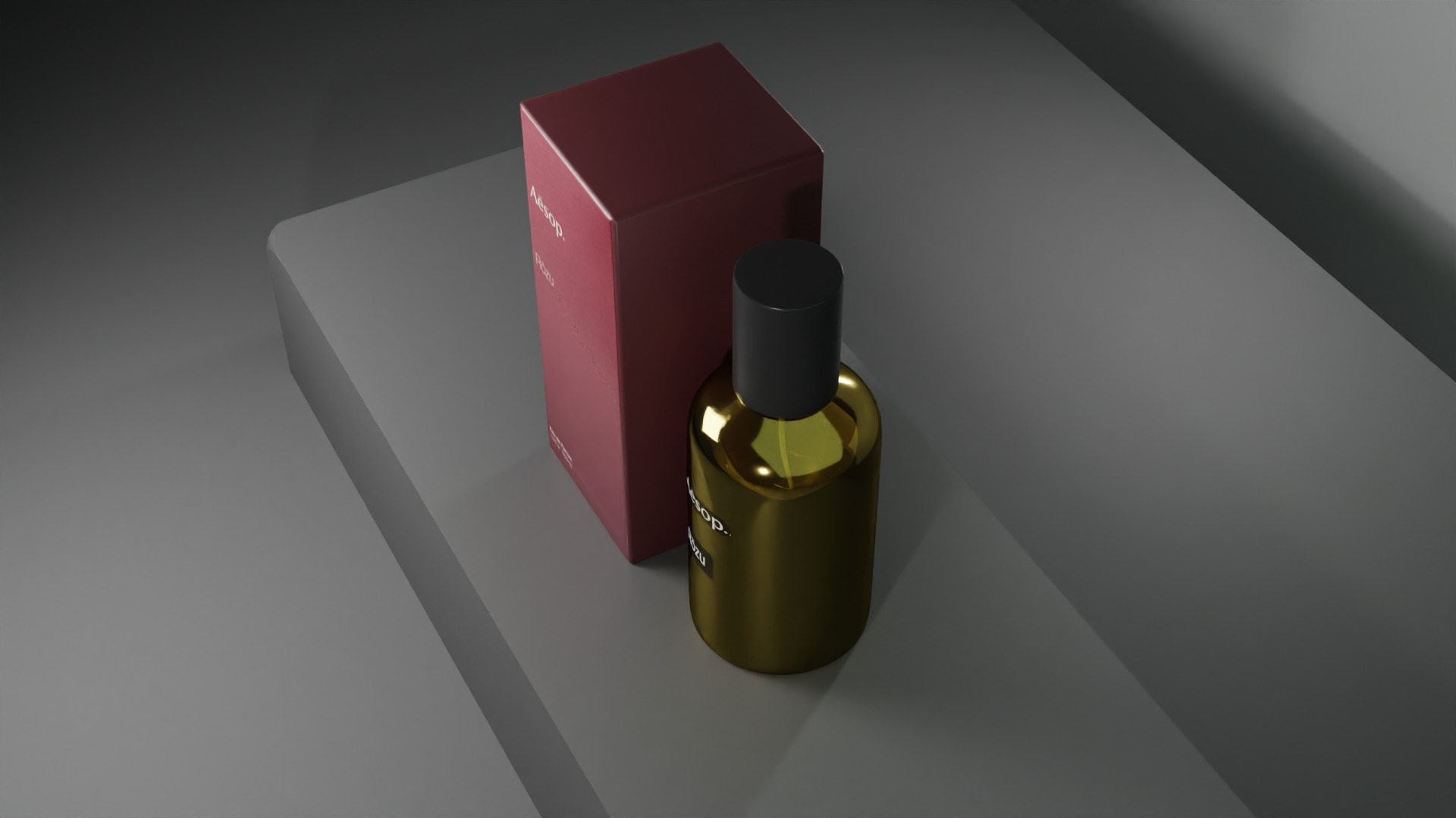 Aesop Ro-Zu Eau de Parfum 50 ml Low-poly 3D model_4