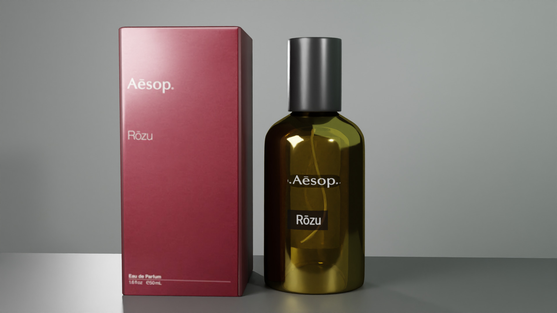 Aesop Ro-Zu Eau de Parfum 50 ml Low-poly 3D model_1