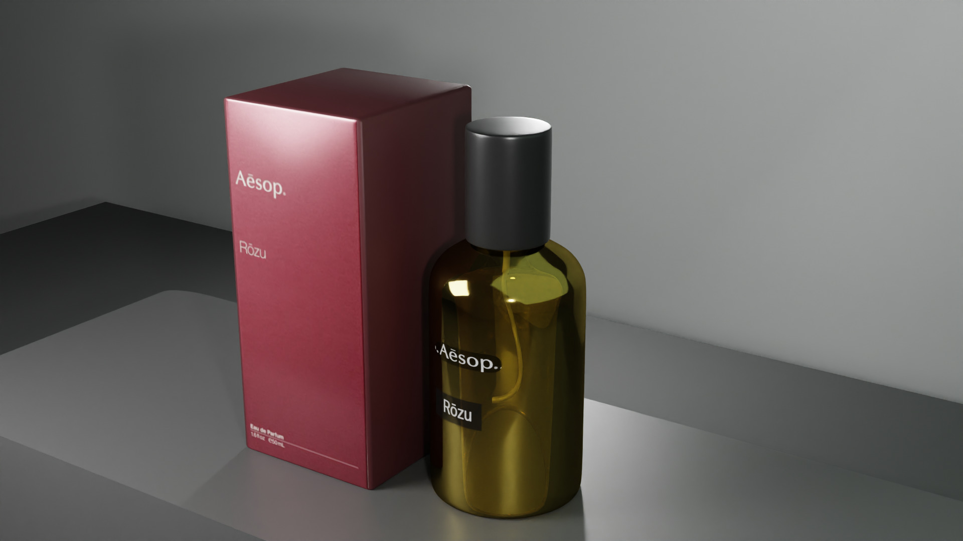 Aesop Ro-Zu Eau de Parfum 50 ml Low-poly 3D model_3