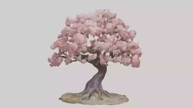 Flowering Tree Sculpture model