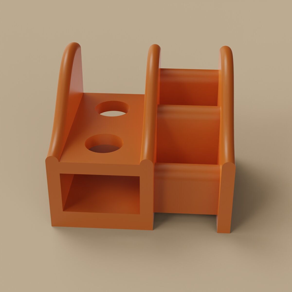  Pen Stand 3D print model_4