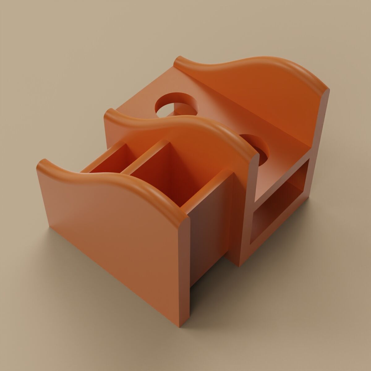  Pen Stand 3D print model_7