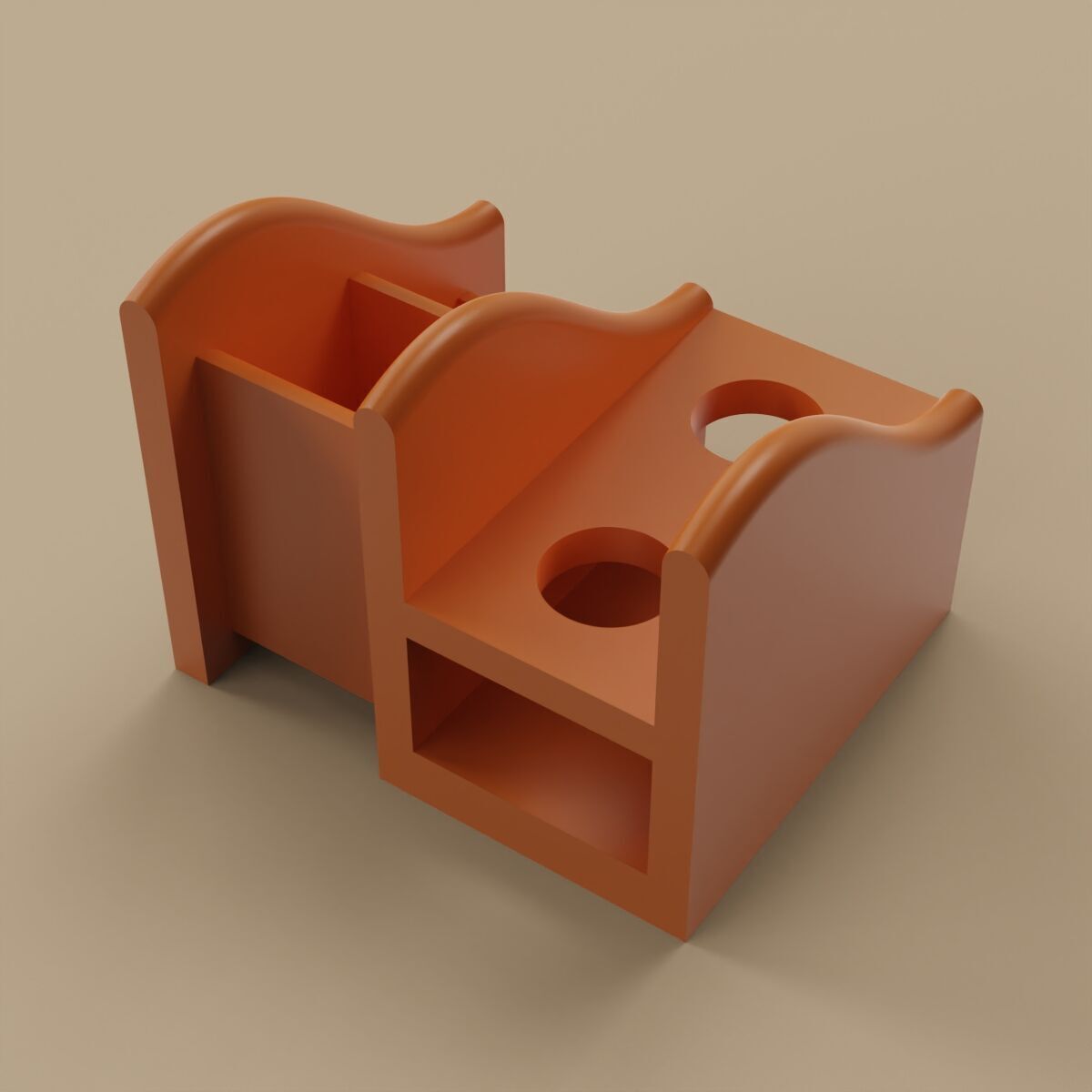  Pen Stand 3D print model_6