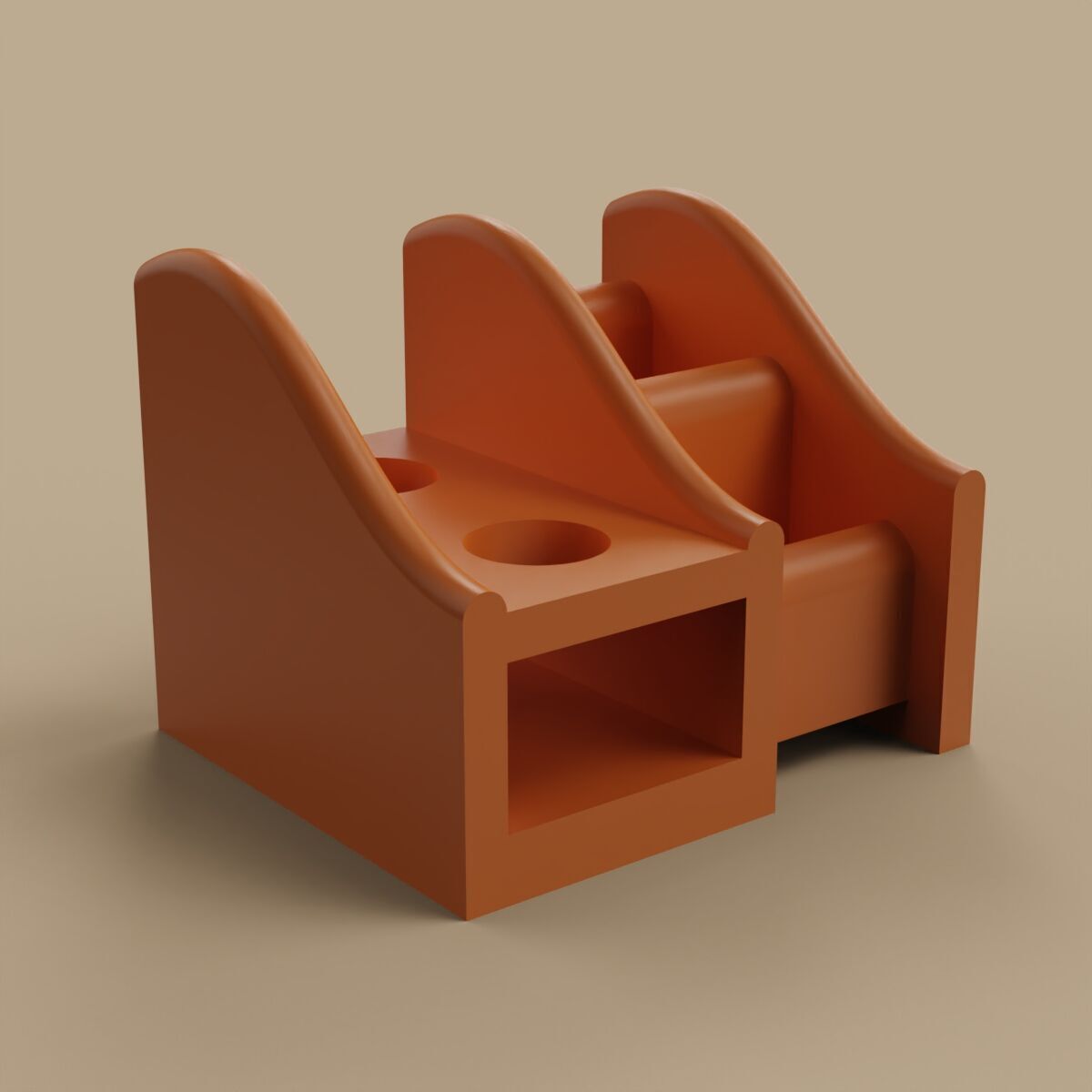  Pen Stand 3D print model_8