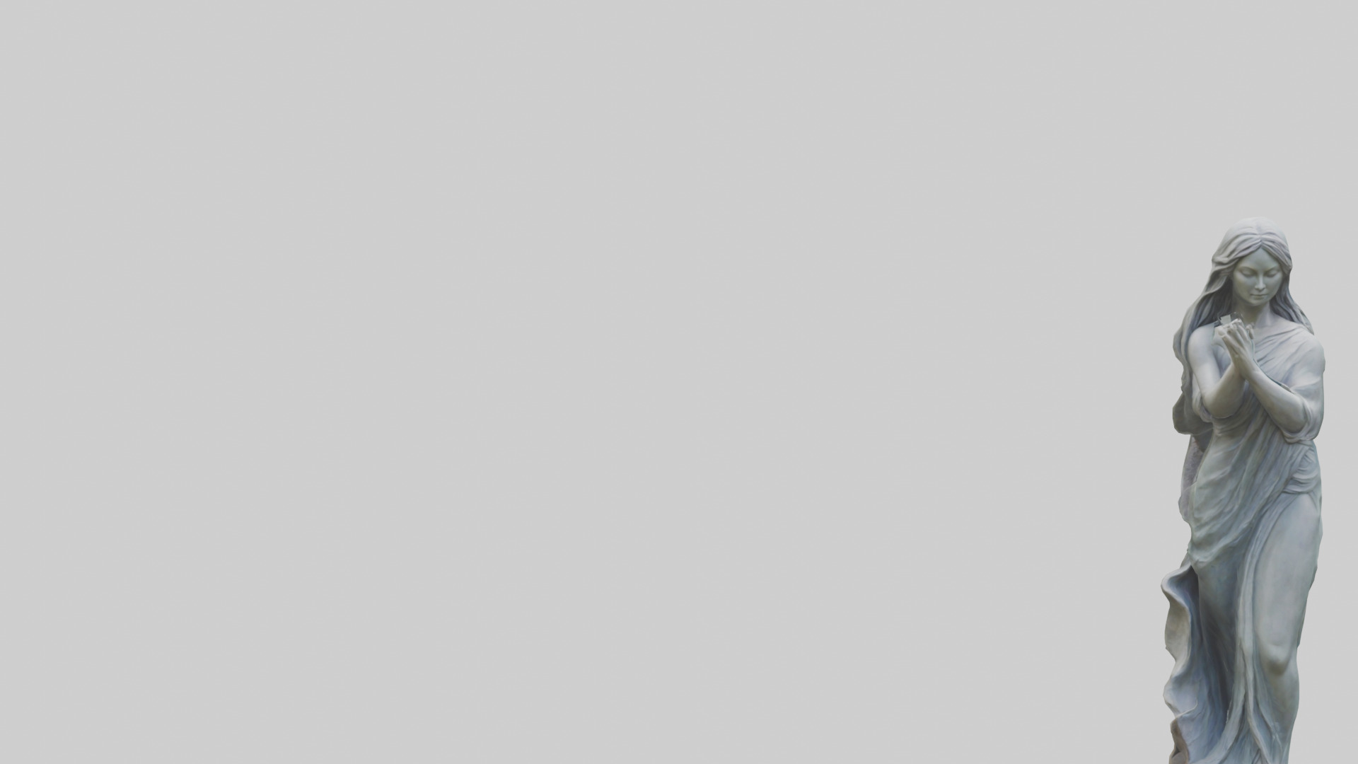 Flowing Riverstone statue model Low-poly 3D model_21