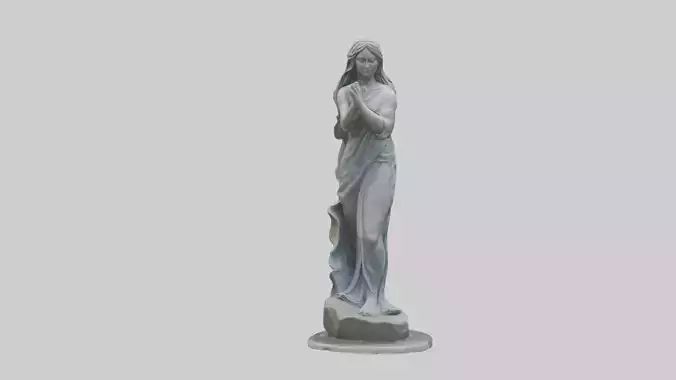 Flowing Riverstone statue model