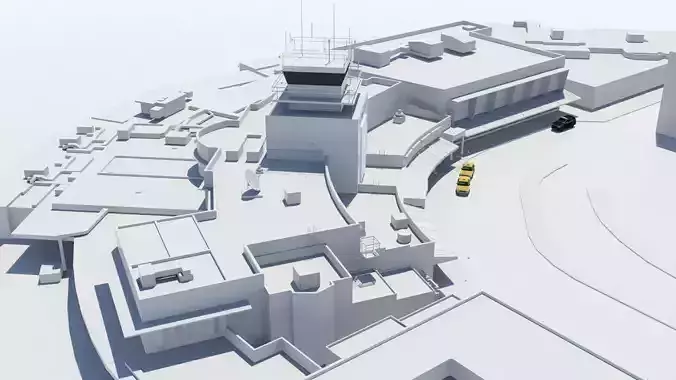 BUR Burbank Bob Hope Old Terminal A Model