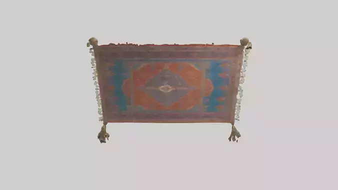 Flying Carpet model Low-poly 3D model