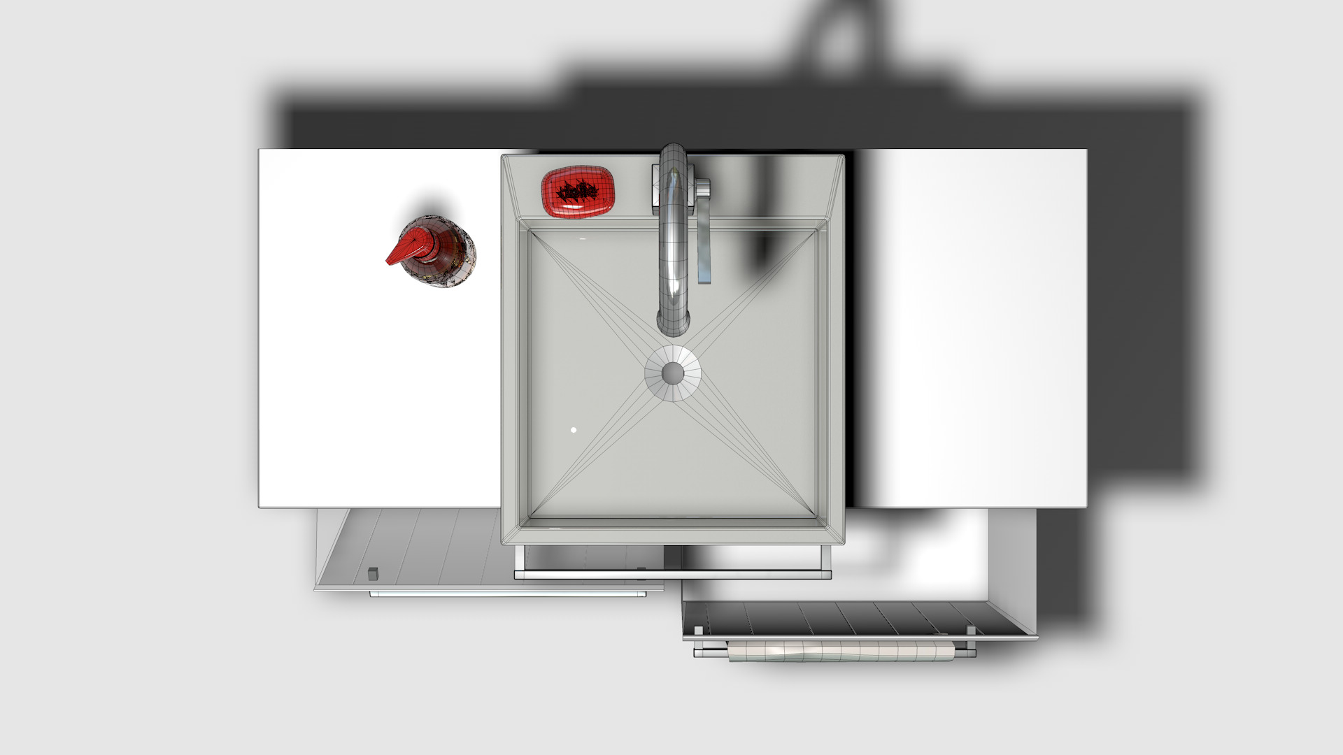 Bathroom Sink and Cabinet 3D model_6