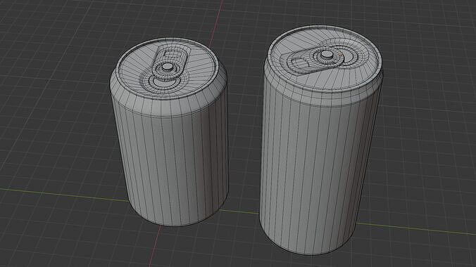 Soda Cans 3D model 2
