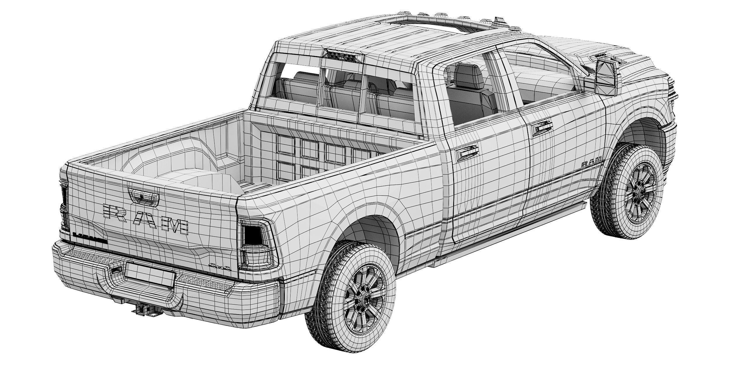RAM 2500 Heavy Duty Laramie 2025 3D model_17