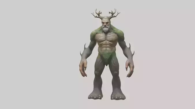 Forest King Giant model Low-poly 3D model