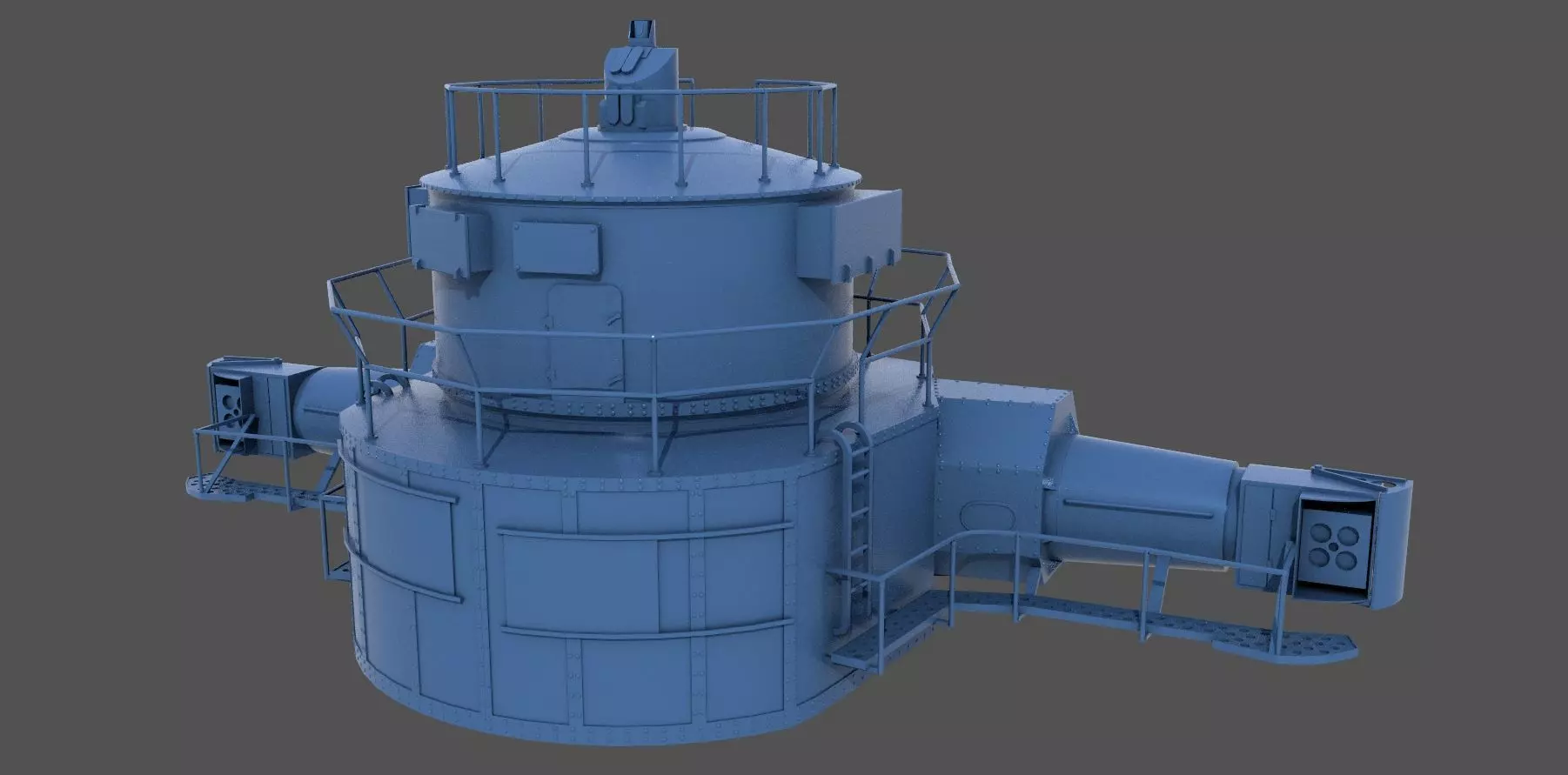 Yamato 10m rangefinder - Commercial license - 1-100 scale 3D print model