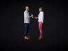 Actors Coffee And Chat 3D model_1