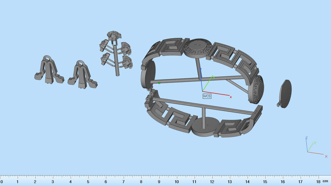 Vrsac Bracelet 185 Size N166 3D print model_10