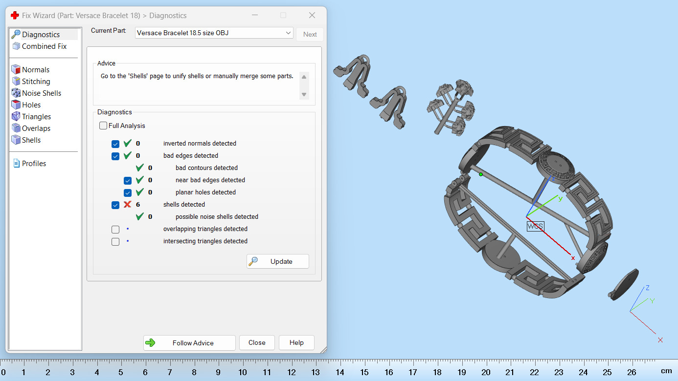 Vrsac Bracelet 185 Size N166 3D print model_11