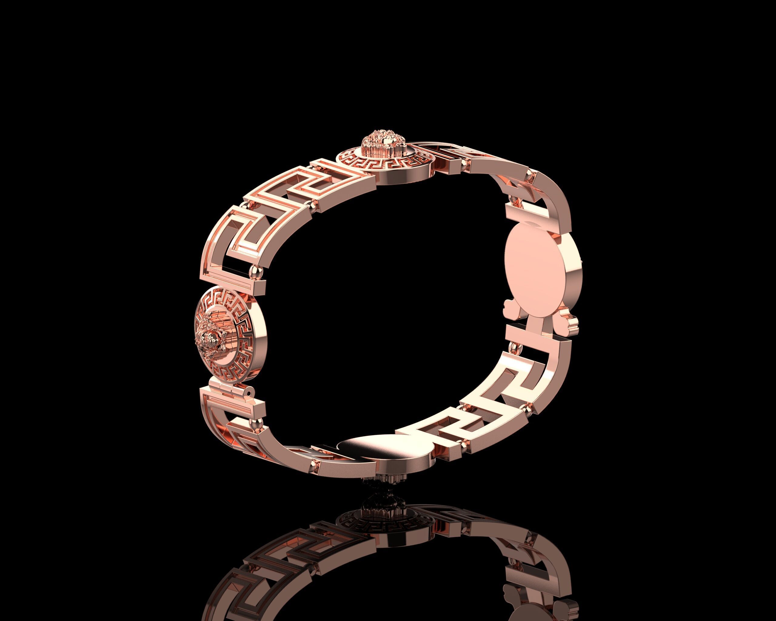 Vrsac Bracelet 185 Size N166 3D print model_15