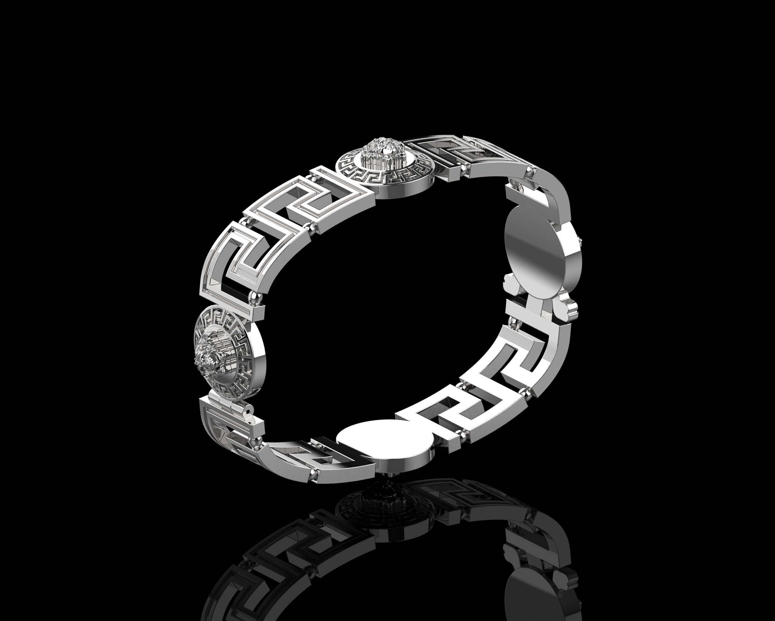 Vrsac Bracelet 185 Size N166 3D print model_16