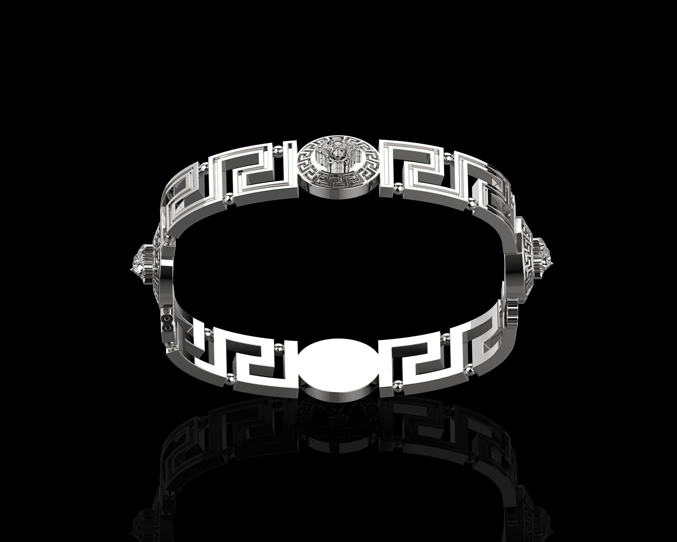 Vrsac Bracelet 185 Size N166 3D print model_17