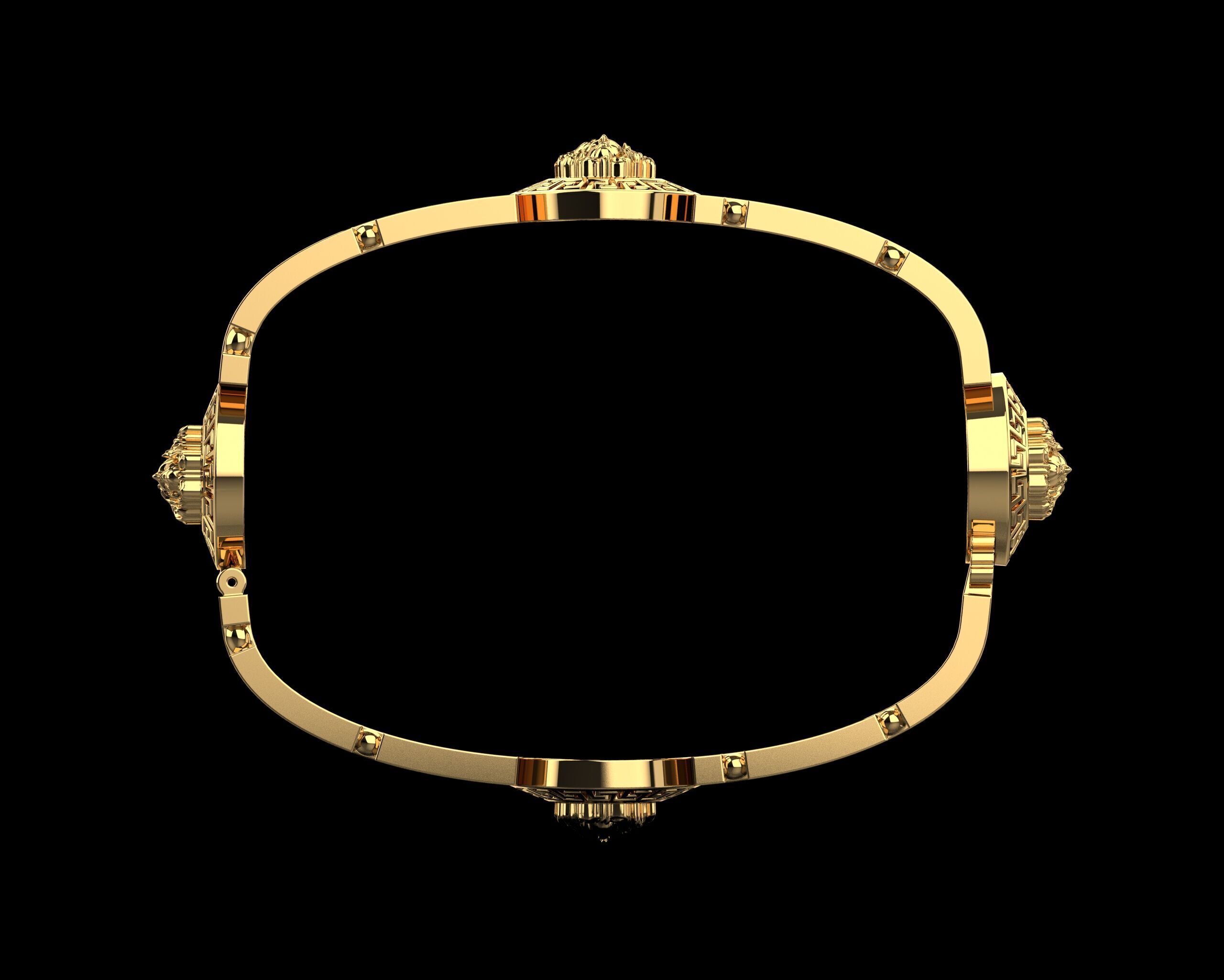 Vrsac Bracelet 185 Size N166 3D print model_4