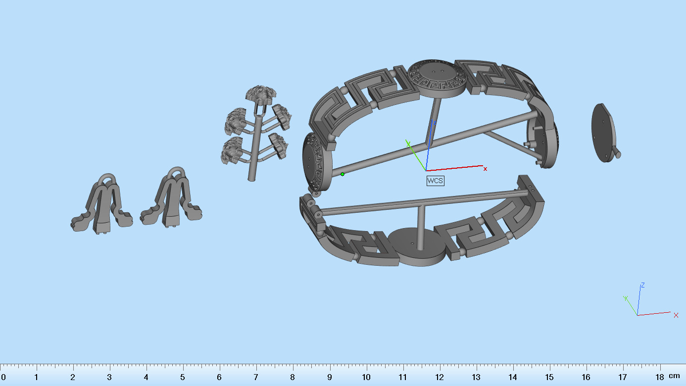 Vrsac Bracelet 185 Size N166 3D print model_9