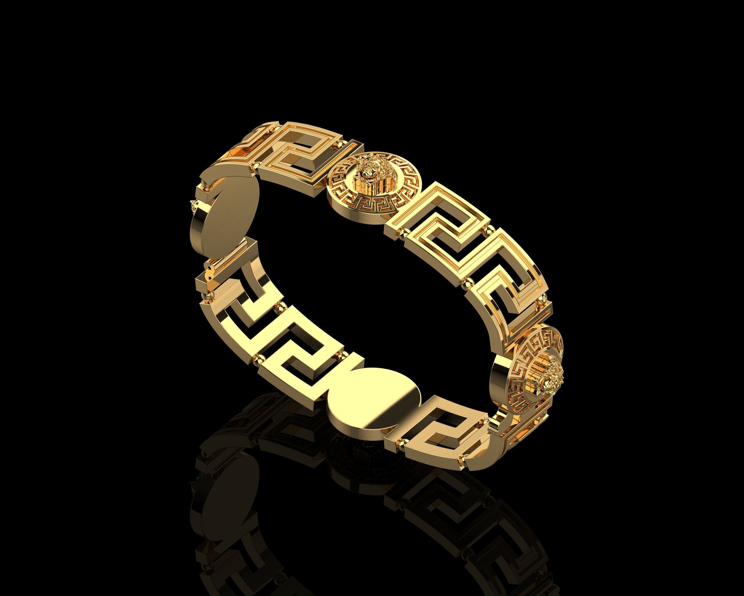 Vrsac Bracelet 185 Size N166 3D print model_2
