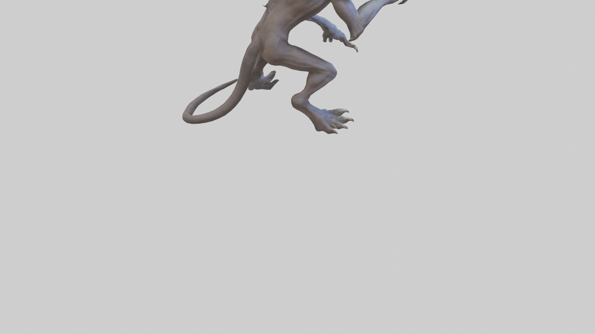 Forsaken Beast model Low-poly 3D model_5