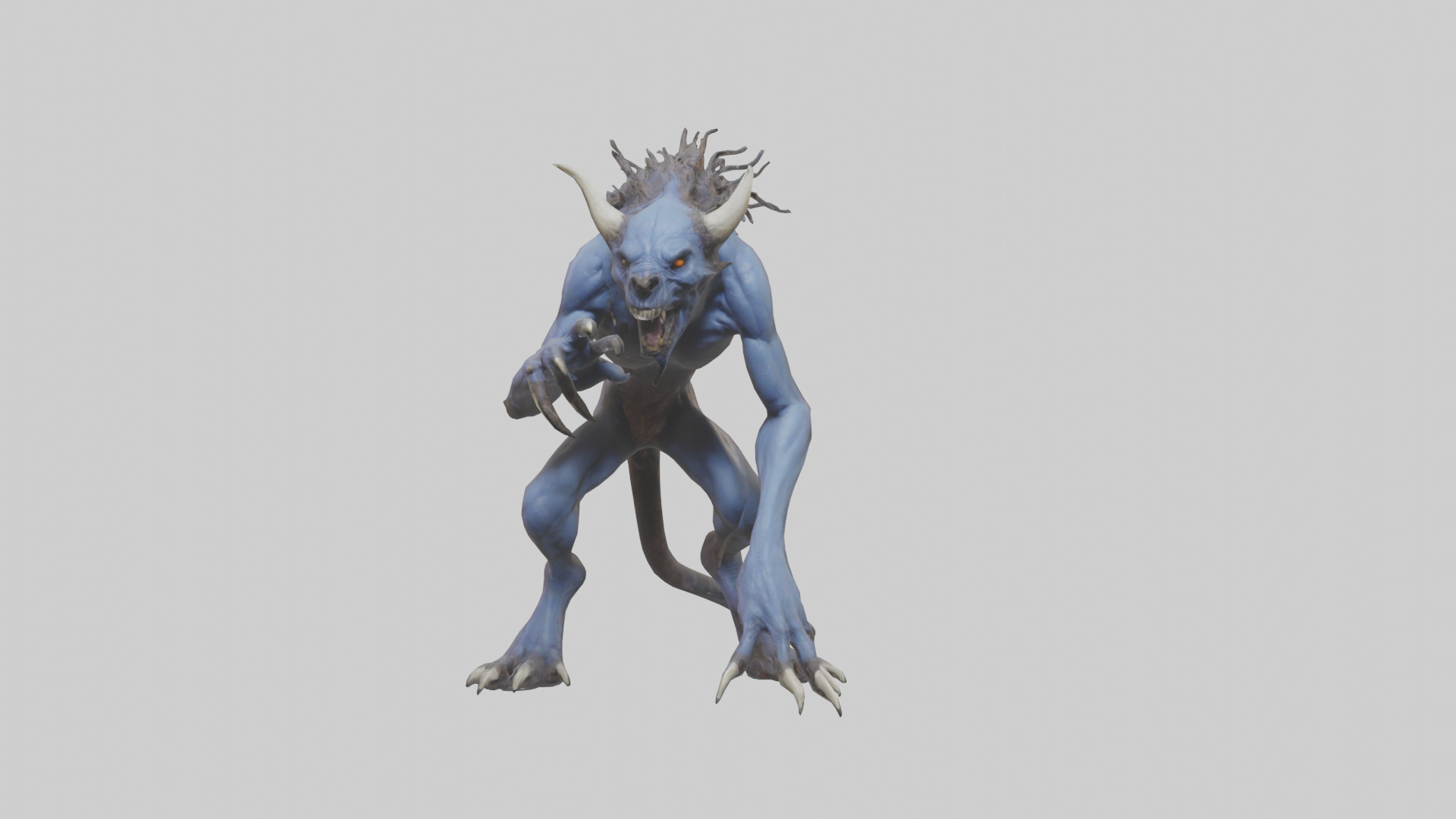 Forsaken Beast model Low-poly 3D model_20