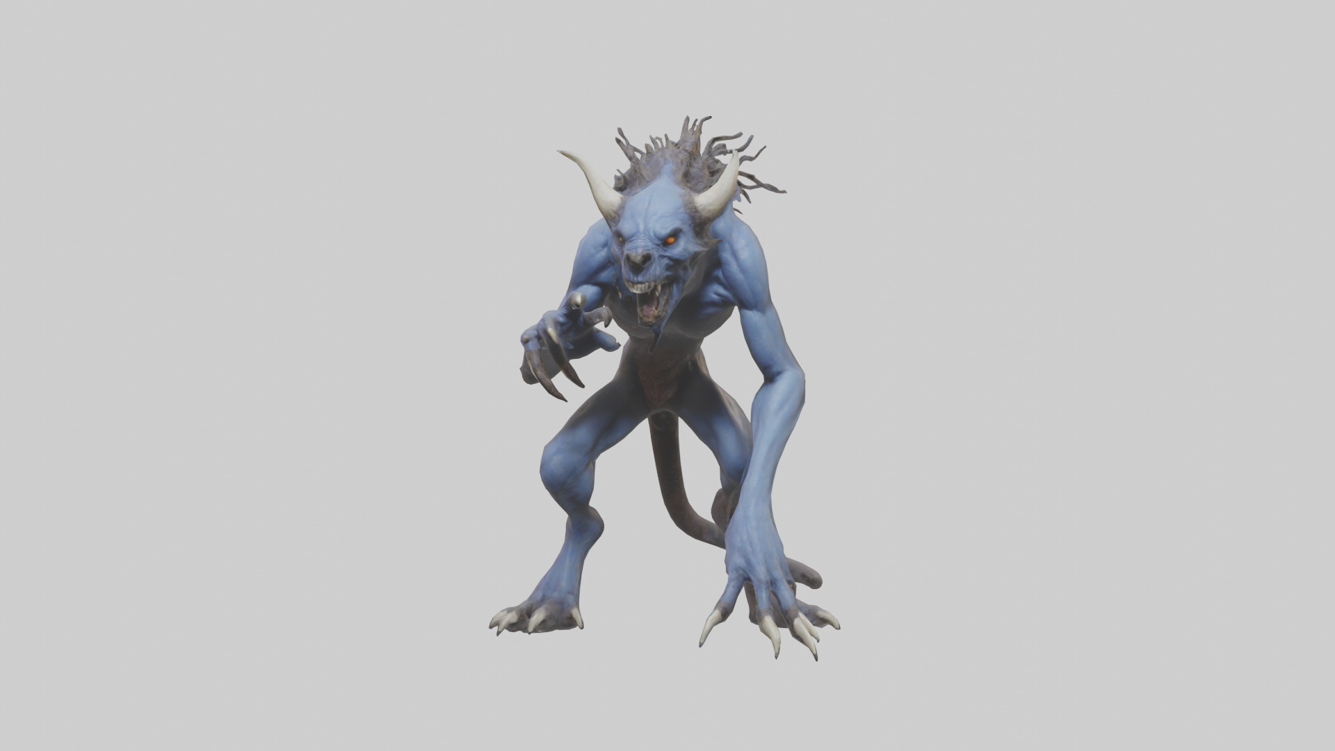 Forsaken Beast model Low-poly 3D model_19