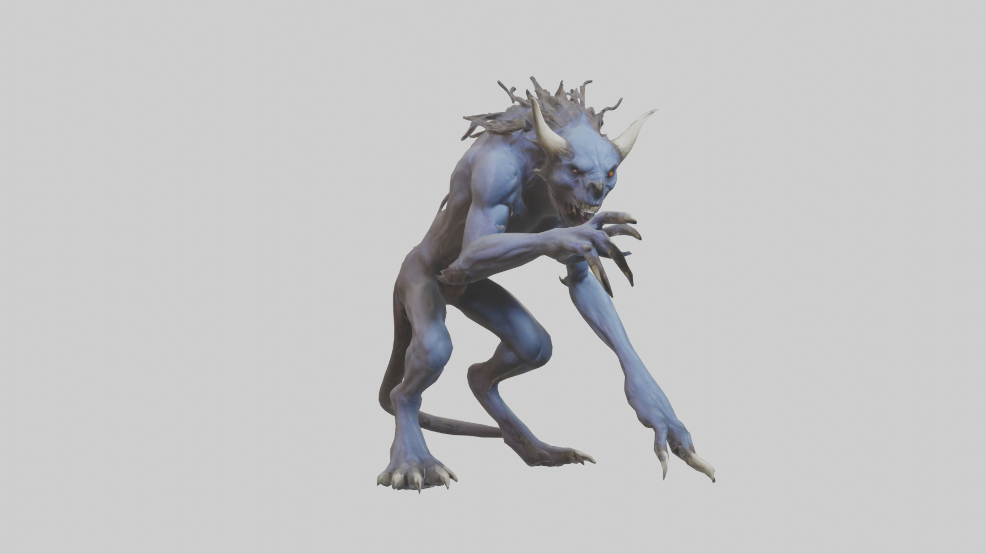Forsaken Beast model Low-poly 3D model_16