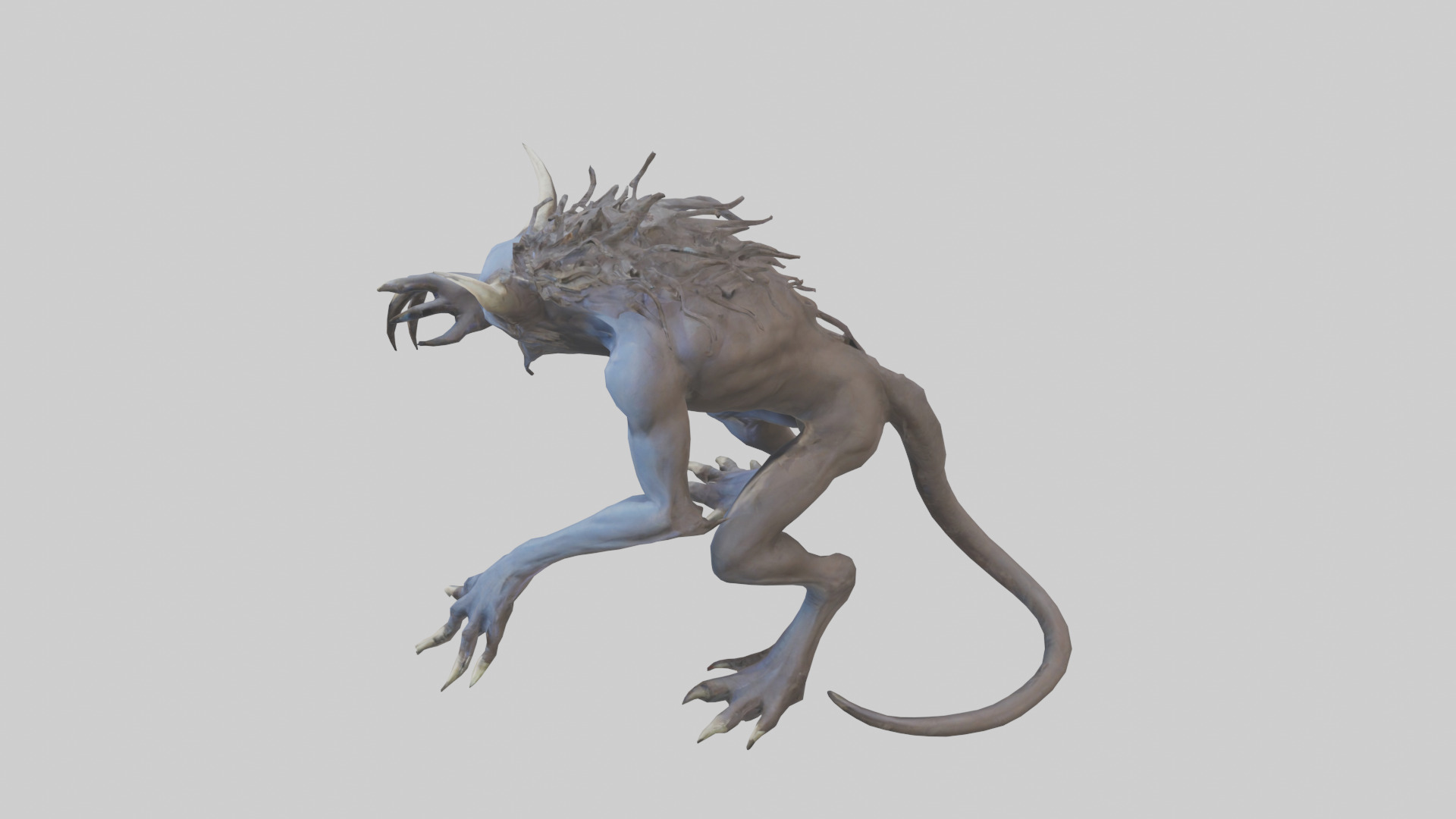 Forsaken Beast model Low-poly 3D model_27