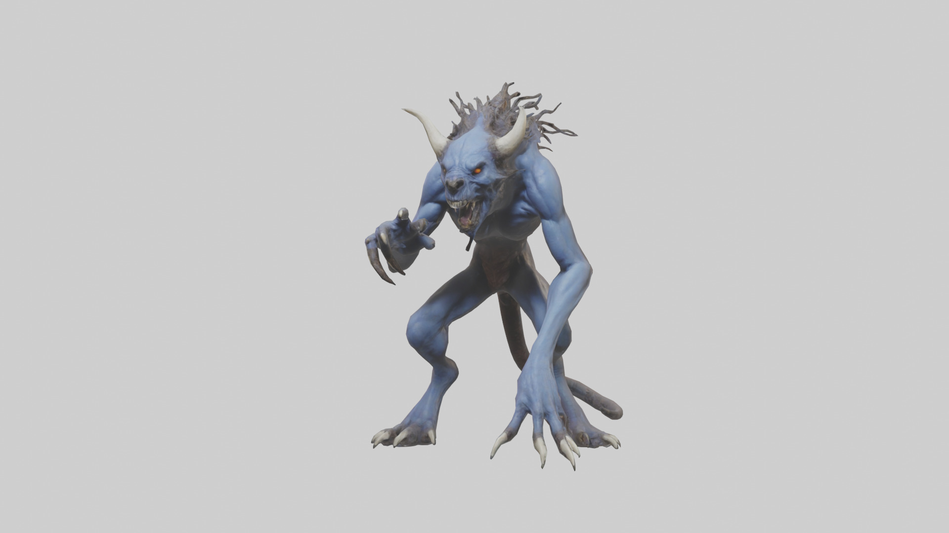 Forsaken Beast model Low-poly 3D model_12