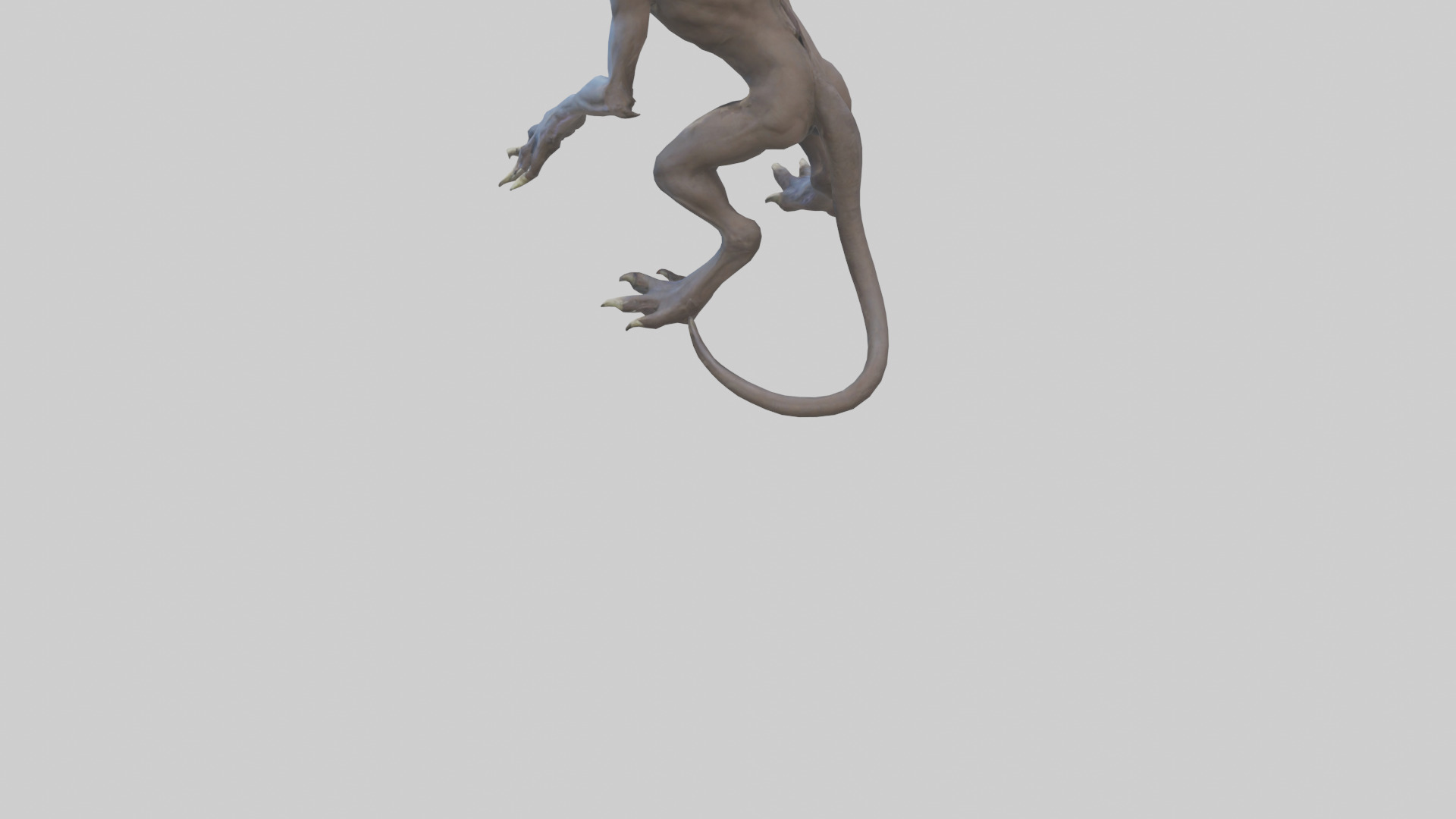 Forsaken Beast model Low-poly 3D model_4