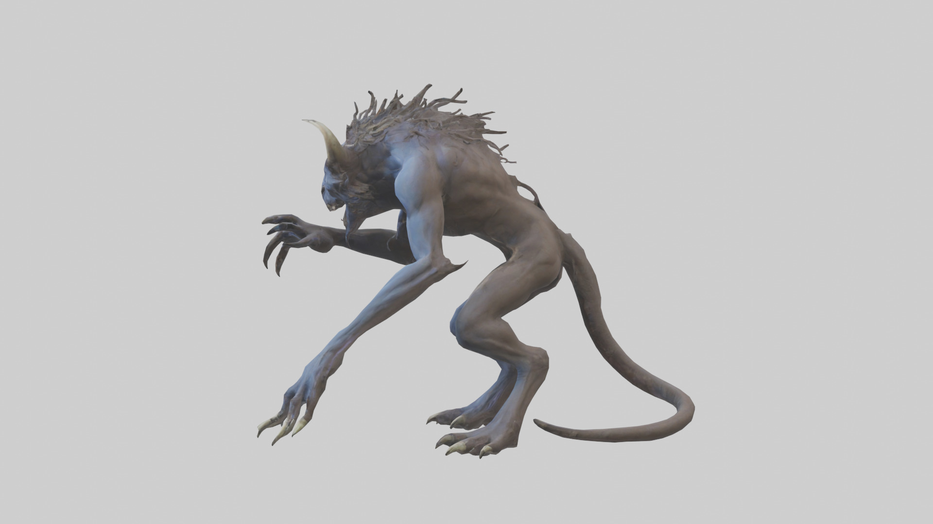 Forsaken Beast model Low-poly 3D model_22