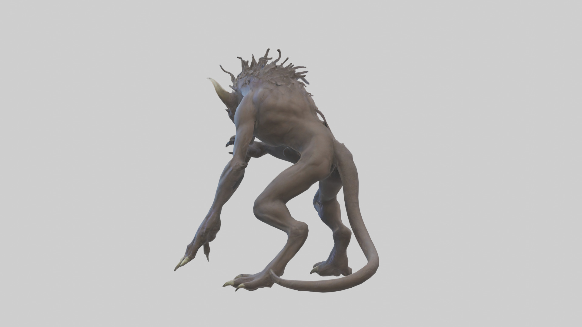 Forsaken Beast model Low-poly 3D model_2
