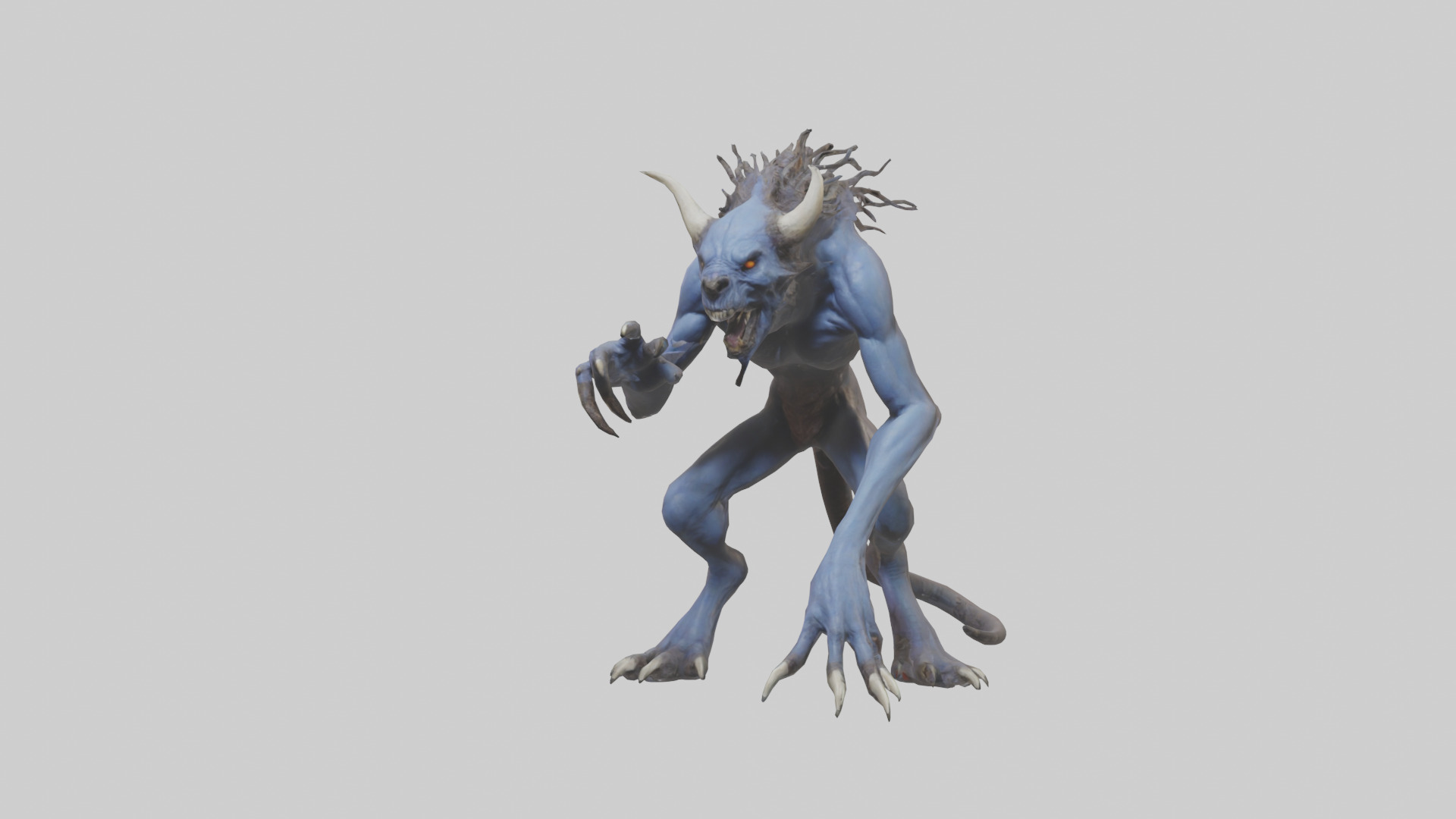 Forsaken Beast model Low-poly 3D model_13