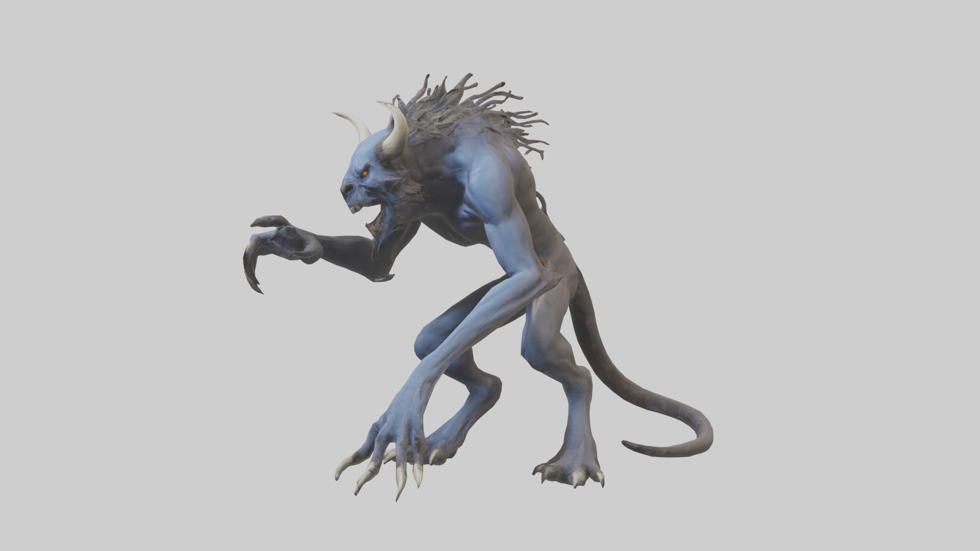 Forsaken Beast model Low-poly 3D model_11