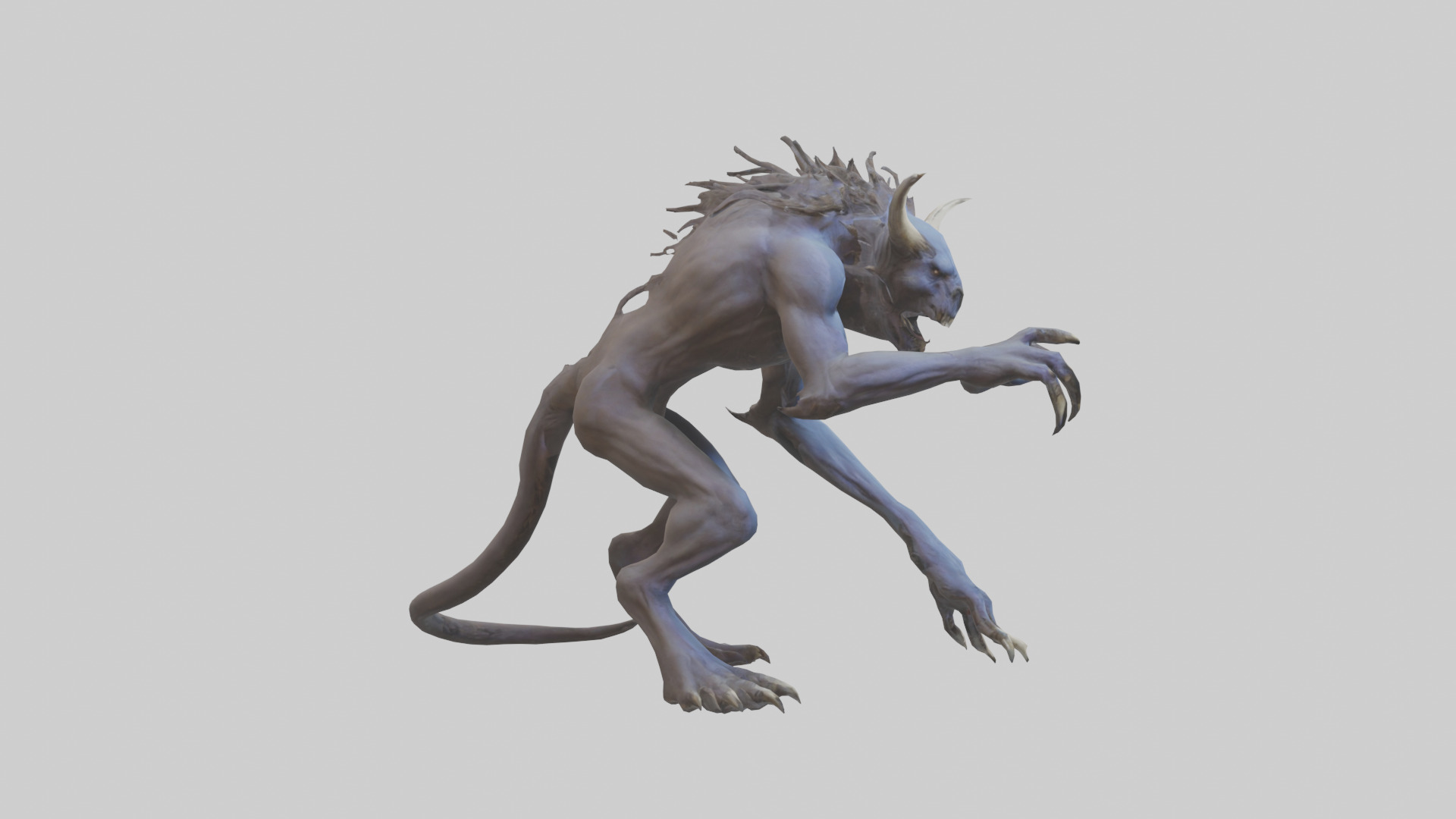 Forsaken Beast model Low-poly 3D model_23