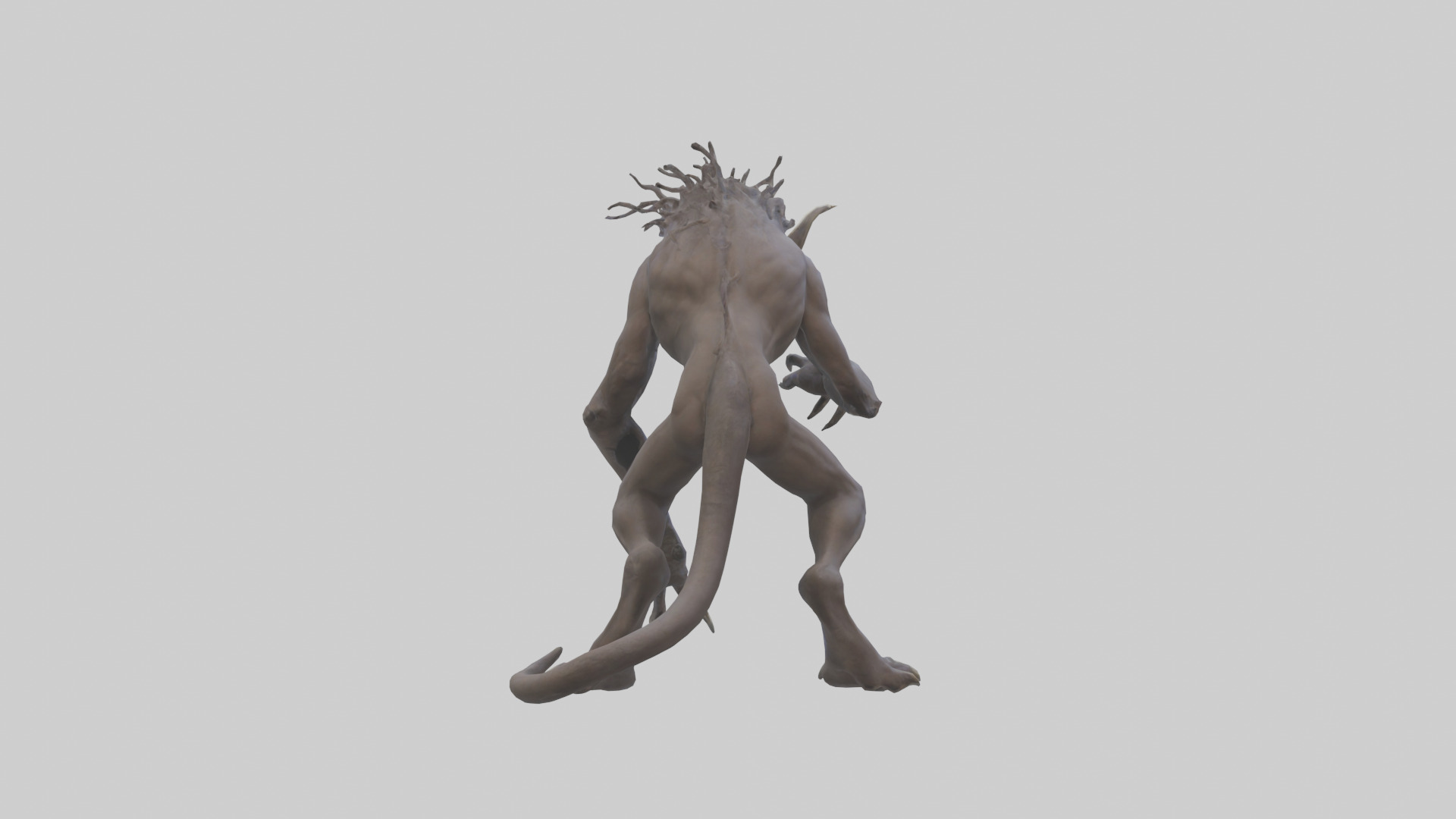 Forsaken Beast model Low-poly 3D model_1
