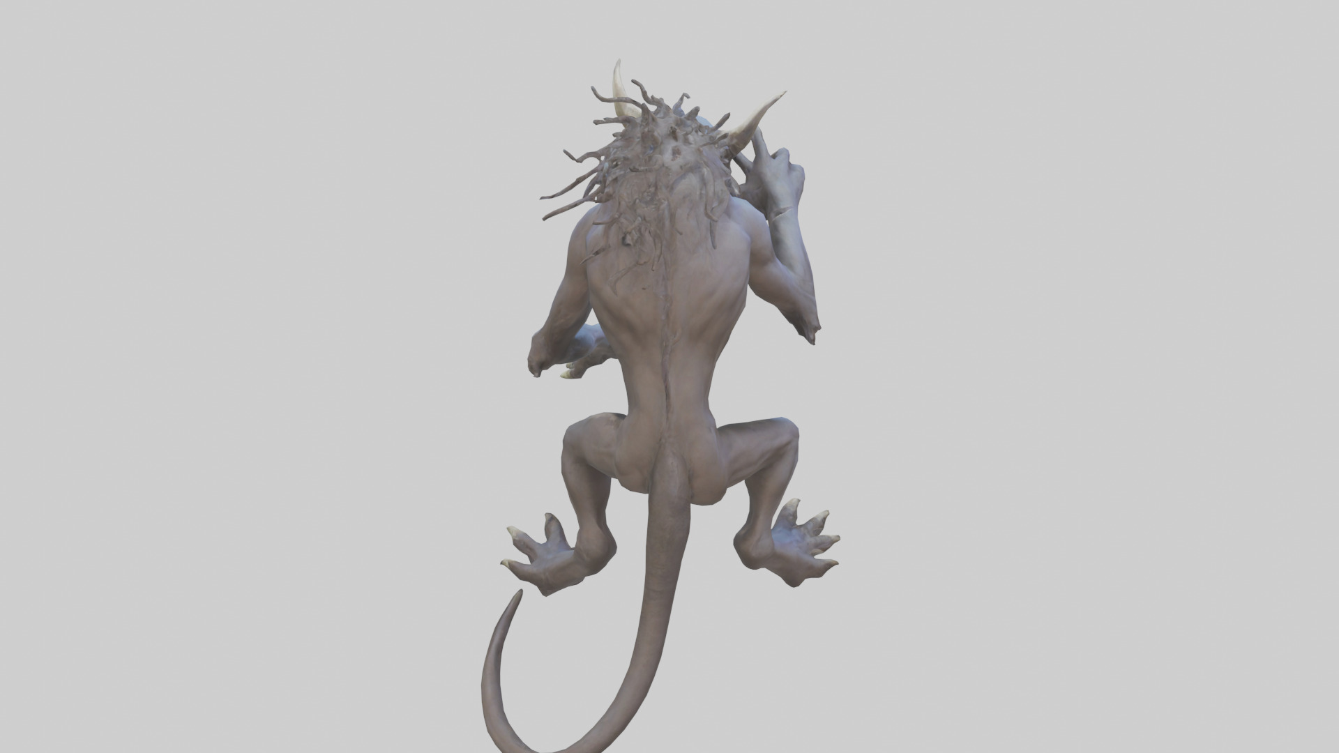Forsaken Beast model Low-poly 3D model_25