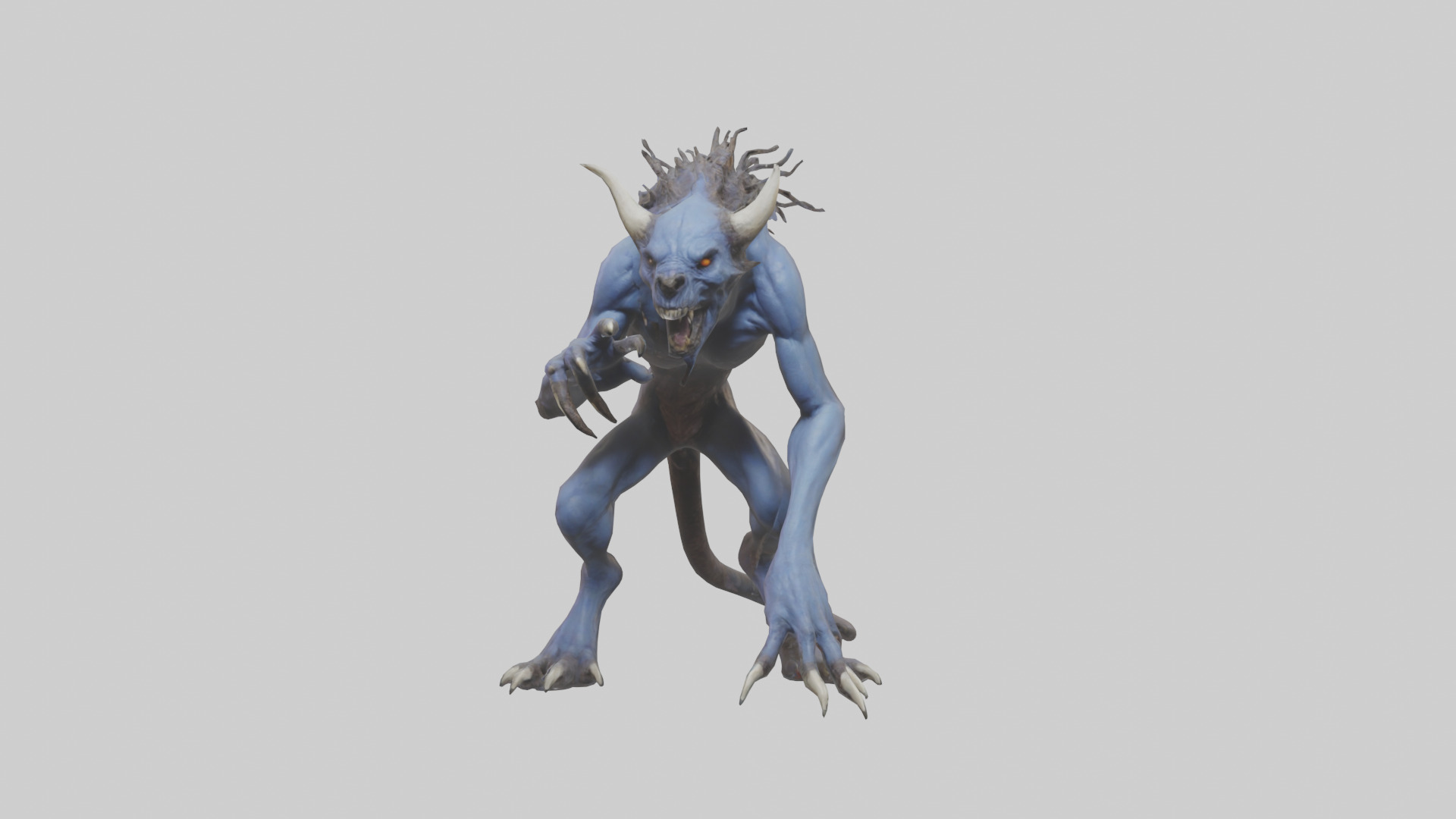 Forsaken Beast model Low-poly 3D model_17
