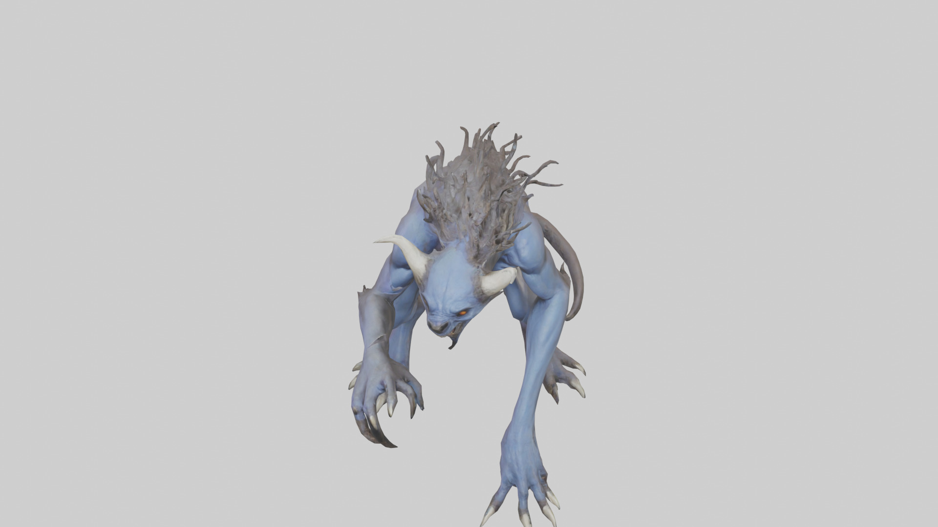 Forsaken Beast model Low-poly 3D model_26