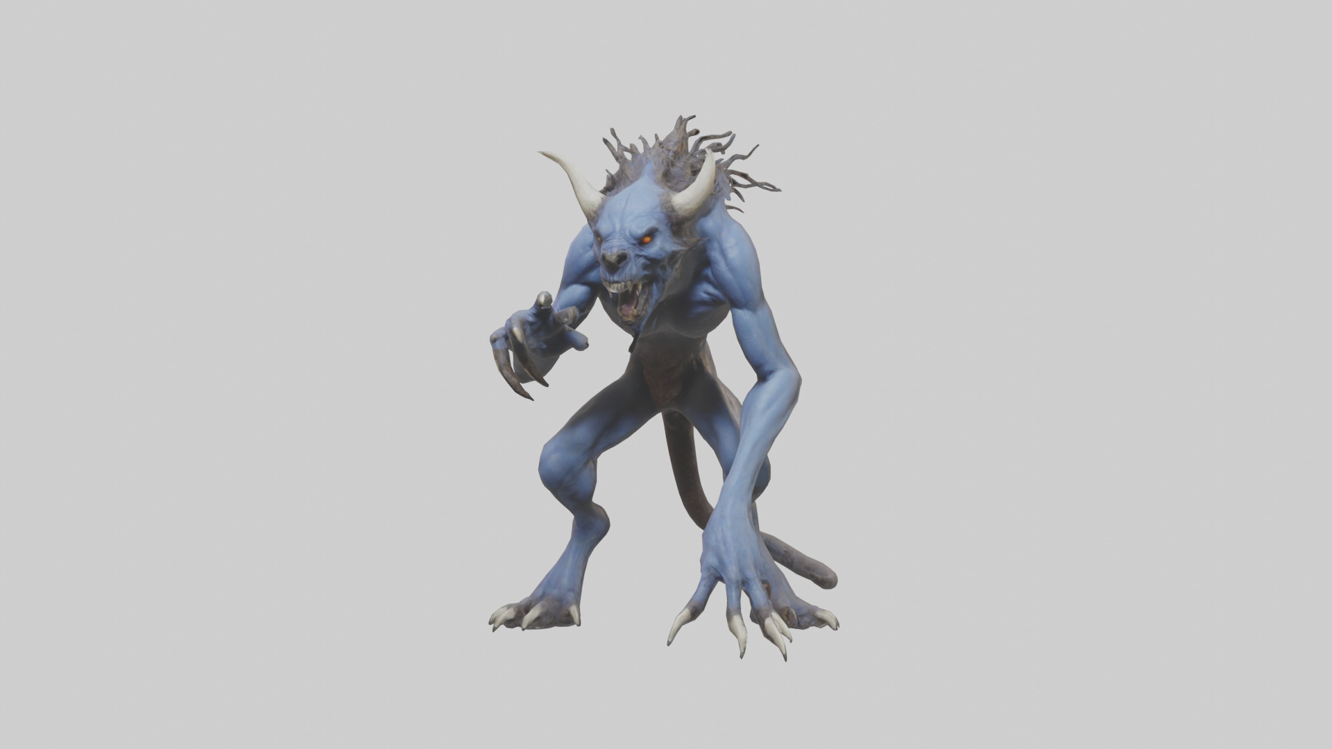 Forsaken Beast model Low-poly 3D model_14