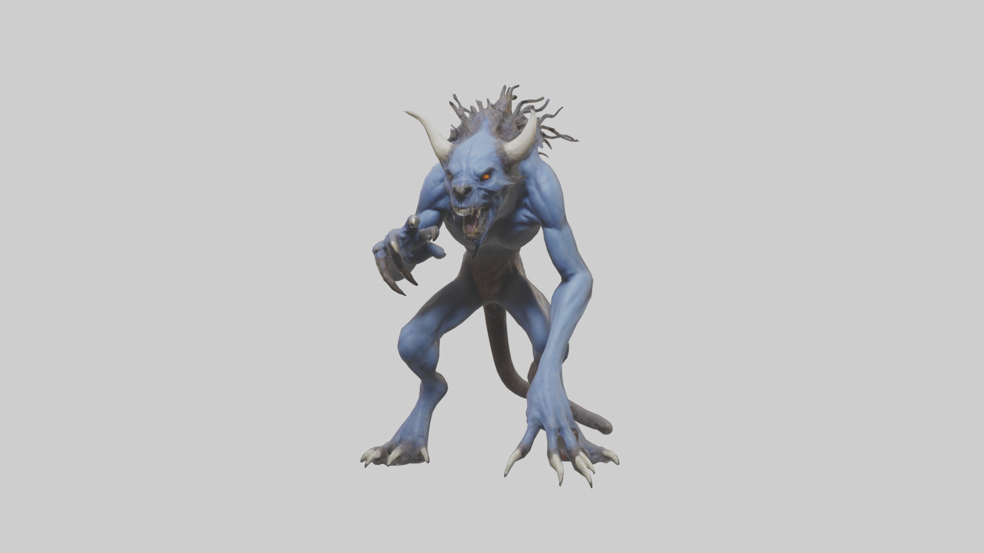 Forsaken Beast model Low-poly 3D model_10